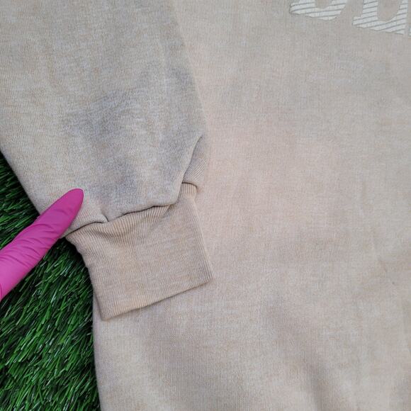 Vintage 80s Denver Sweatshirt Womens XL 22x24 Beige - Picture 9 of 13
